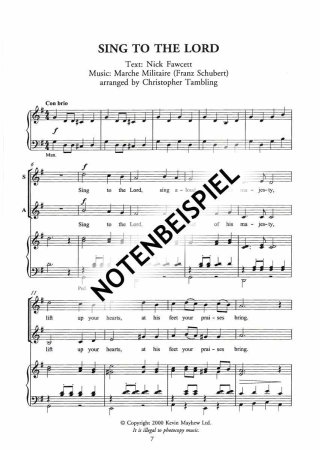 Preview: Sing to the Lord